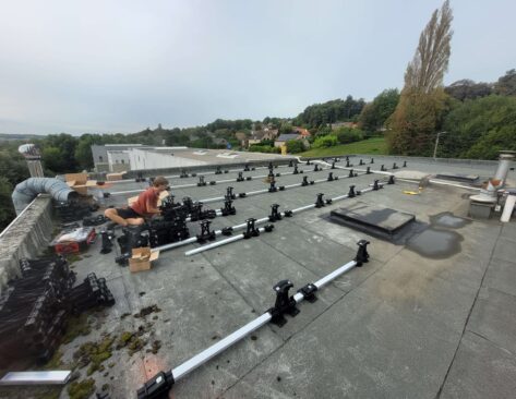 Avant - Installation panneaux solaires photovoltaïques